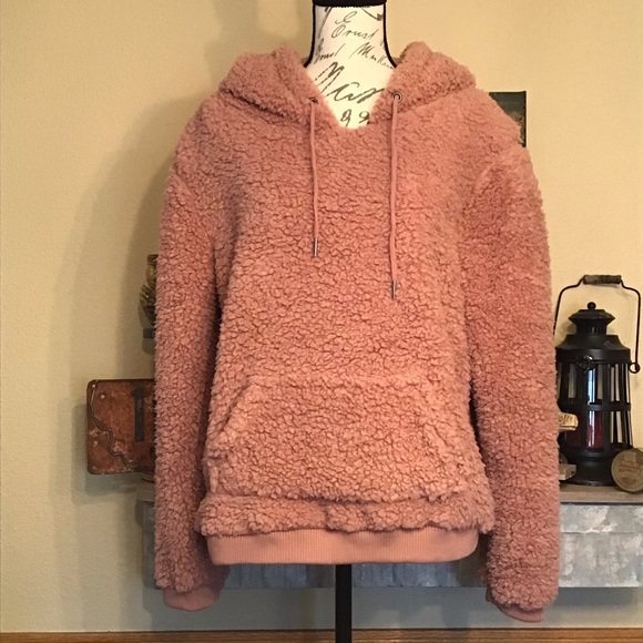 teddy sherpa pullover